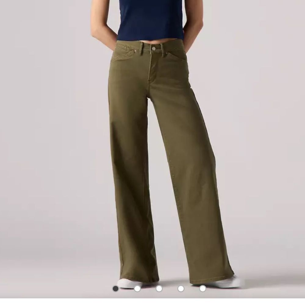 Levi's Ivy Green Women's Wide Leg Jeans